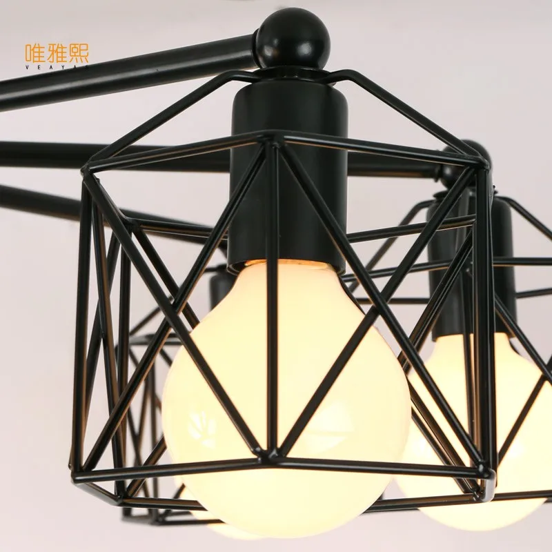 Mordern Ретро лампа люстра винтажная чердак старинное искусство потолочный