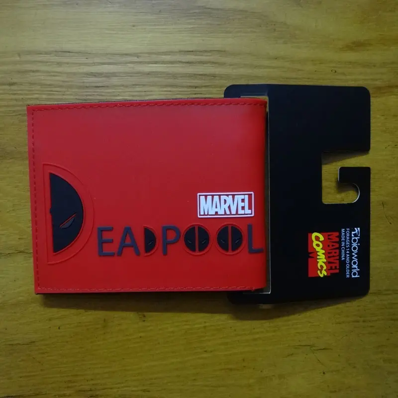 Comics Marvel Deadpool кошельки аниме герой Dead Pool логотип кошелек держатель для карт сумки креативный подарок для мужчин мода пвх короткий кошелек