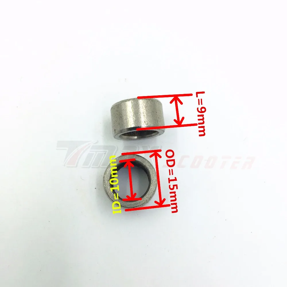 Electric/Gas Scooter Wheel Metal Sleeve 10mm(D)*9mm(L) Metal Spacer