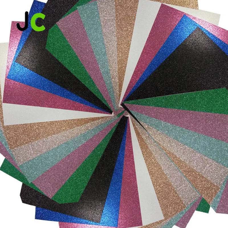 

DIY Gift Box Fine Glitter Craft Paper Can Choose Different Color Christmas Decoration Making Scrapbook Paper Craft JC 20pcs/set