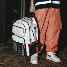 Большой мужской рюкзак женская школьная сумка старшеклассница Harajuku корейский Многофункциональный рюкзак для путешествий Новинка