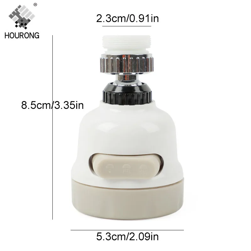 1Pc Universal Rotatable Faucet Booster Shower Household Tap Splash Filter Nozzle Water Saver Home Kitchen Accessories