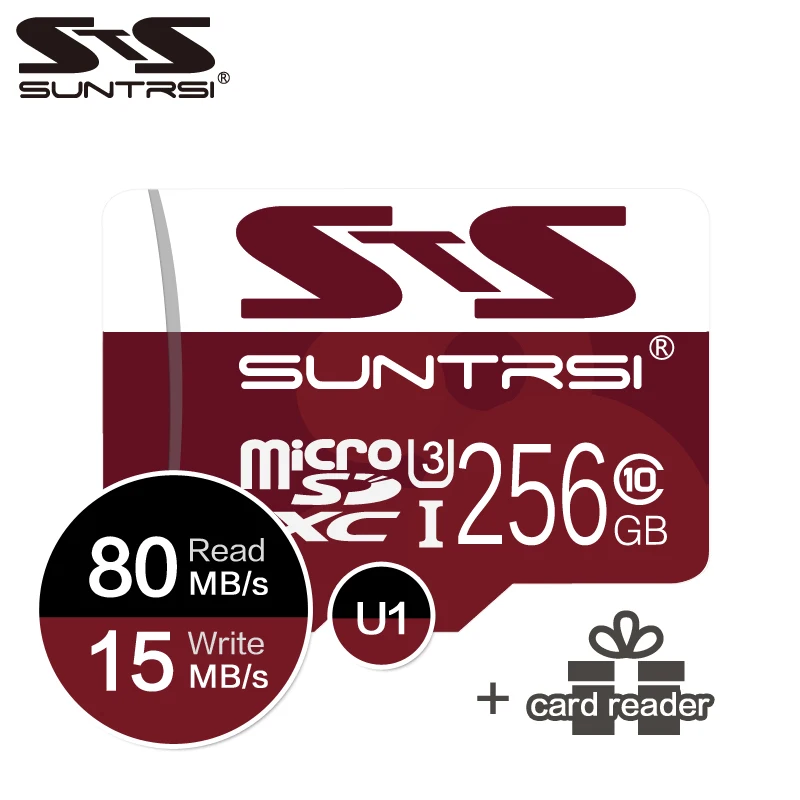 Дешевый Suntrsi карта памяти 128 ГБ 256 ГБ Micro SD TF карты 64 ГБ флеш карта высокоскоростная карта класс 10 32 Гб 16 Гб Micro SD для телефона Бесплатная доставка