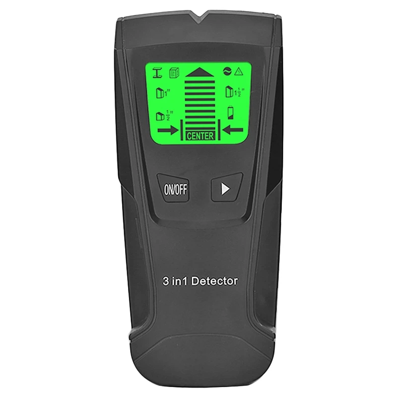 

3 In 1 Metal Detector Find Metal Wood Studs Ac Voltage Live Wire Detect Wall Scanner Electric Box Finder Wall Detector