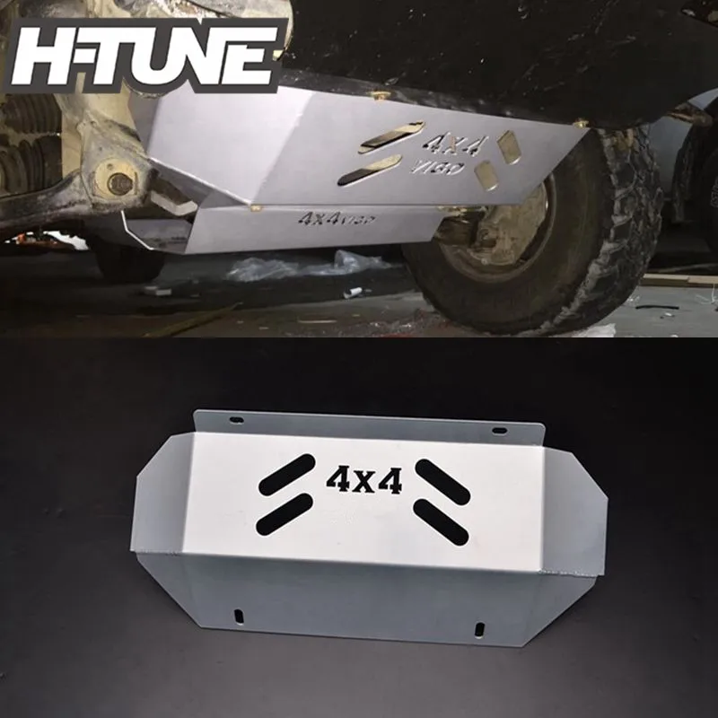 H-TUNE 4x4 звукосниматель 4 мм передняя защита двигателя Bash пластина крышка автомобиля Нижняя противоскользящая пластина для Hilux Vigo 2004