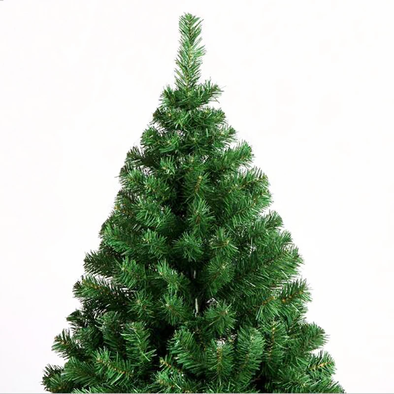 210 см Защита окружающей среды ПВХ листья Рождественская елка