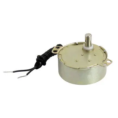 

Microwave Oven Synchronous Motor 5/6RPM AC 220-240V 50/60Hz CW/CCW w Black Cable