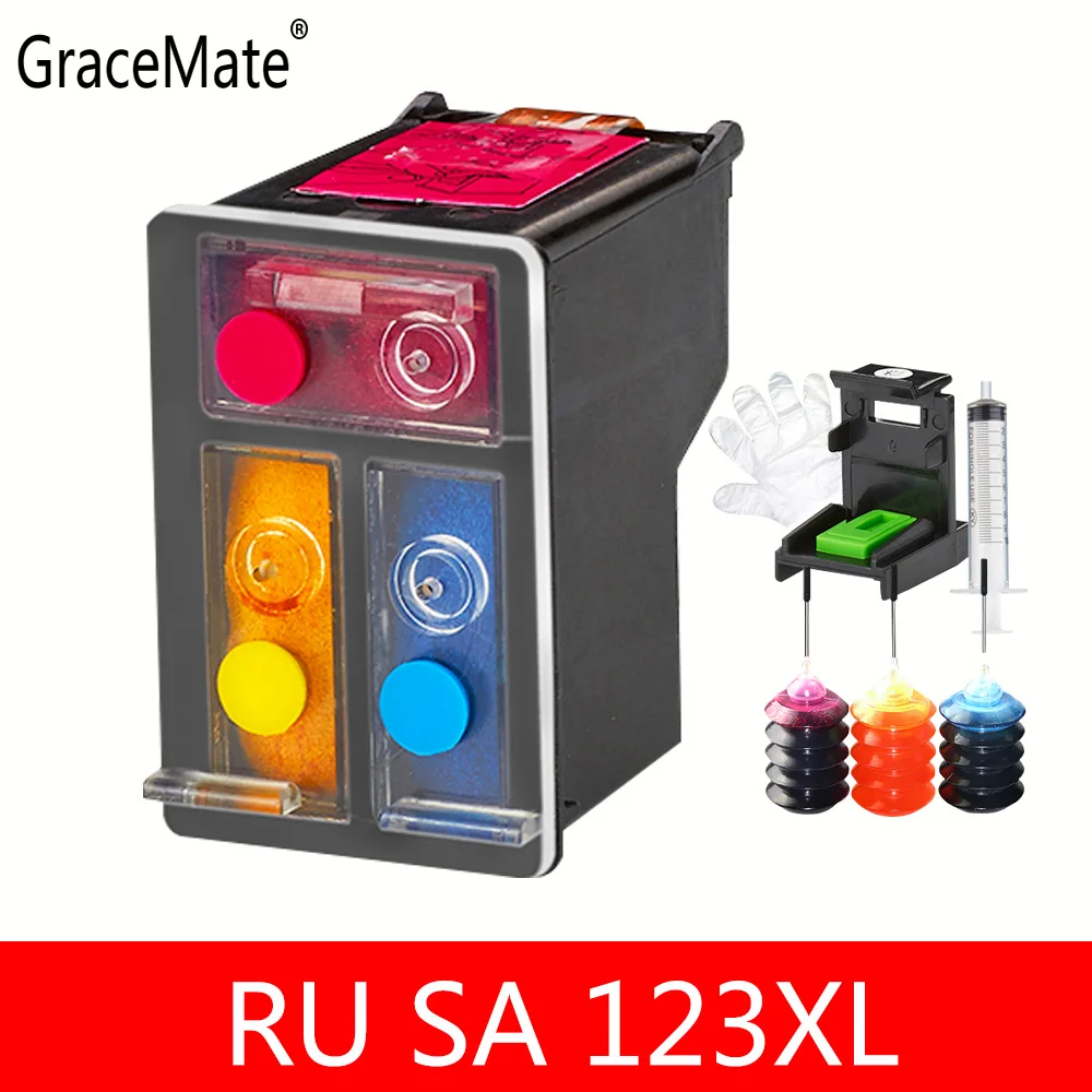 russia-belarus-2130-color-refillable-ink-replacment-for-hp-123-color
