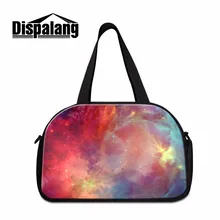 colorfu galaxy shoulder luggage travel bags for women sporty bag travel carry on bag for girls