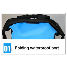 Горячий водонепроницаемый рюкзак с мягким рукавом для ноутбука для путешествий Велоспорт Кемпинг Туризм рафтинг DO2