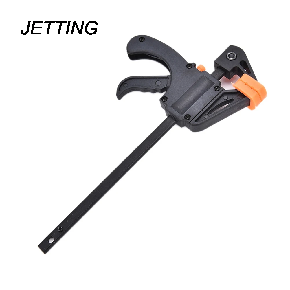 JETTING 1PCS 4 Inch DIY Hand Tool Wood-Working Bar Clamp Quick Ratchet Release Speed Squeeze