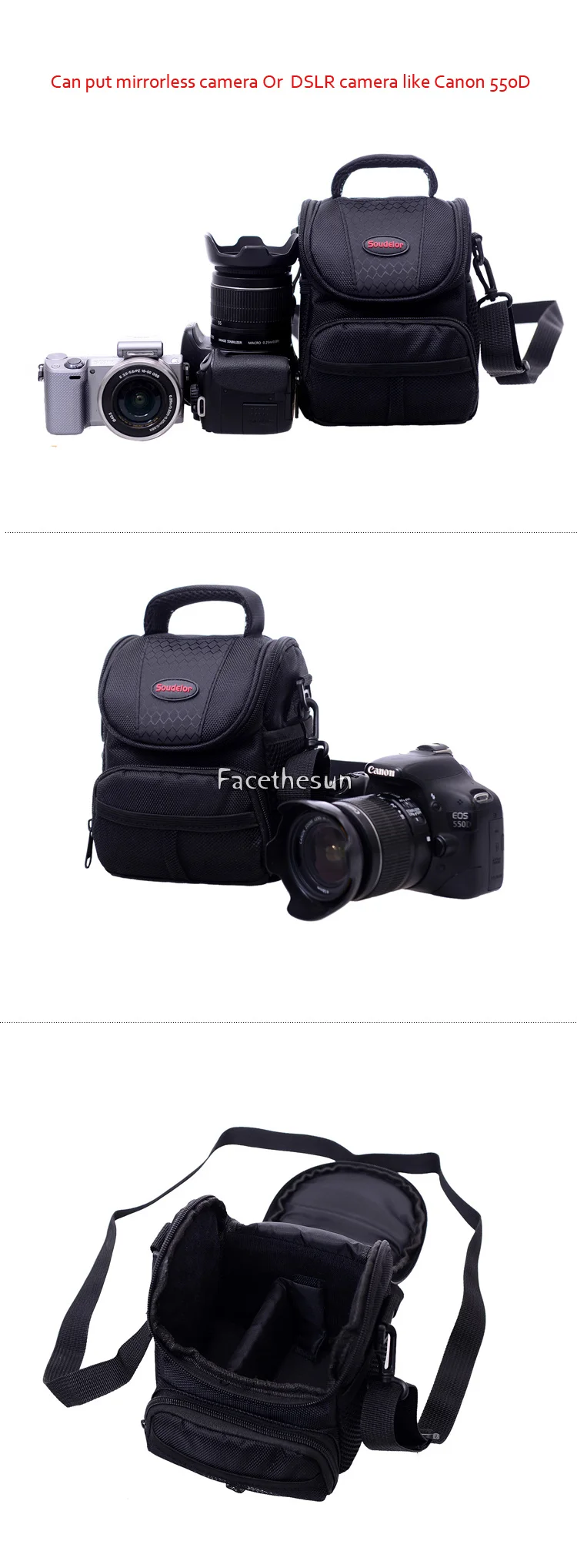 Small waterproof camera shoulder bag SDL2014-15