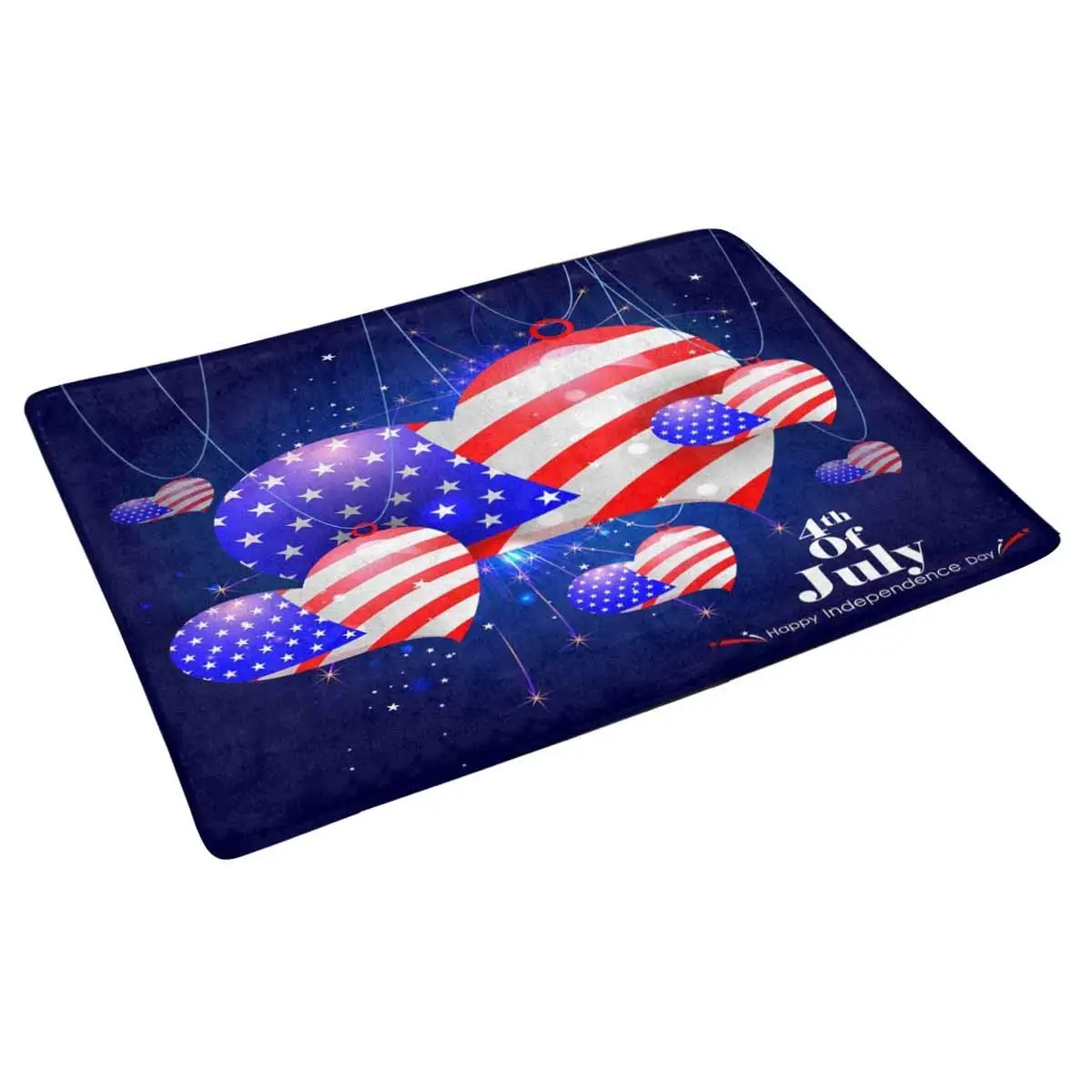 4th July День независимости Америки коврик домашнего декора резиновым|Коврик| |