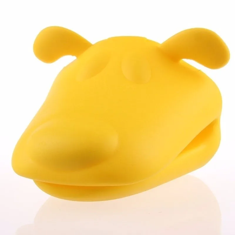 1pc Silicone Oven Glove Heat-resistant Finger Hand Clip Kitchen Doggie Shape Oven Holder Cake BBQ Baking Mitt Glove Cooking Tool (5)
