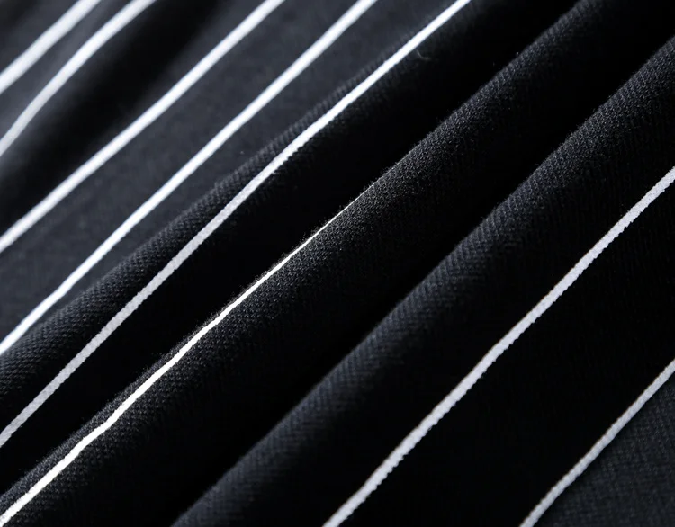 Высокая Новинка панк в полоску со звездами модные рубашки поло рубашка хип-хоп скейтборд хлопок поло футболка# G39