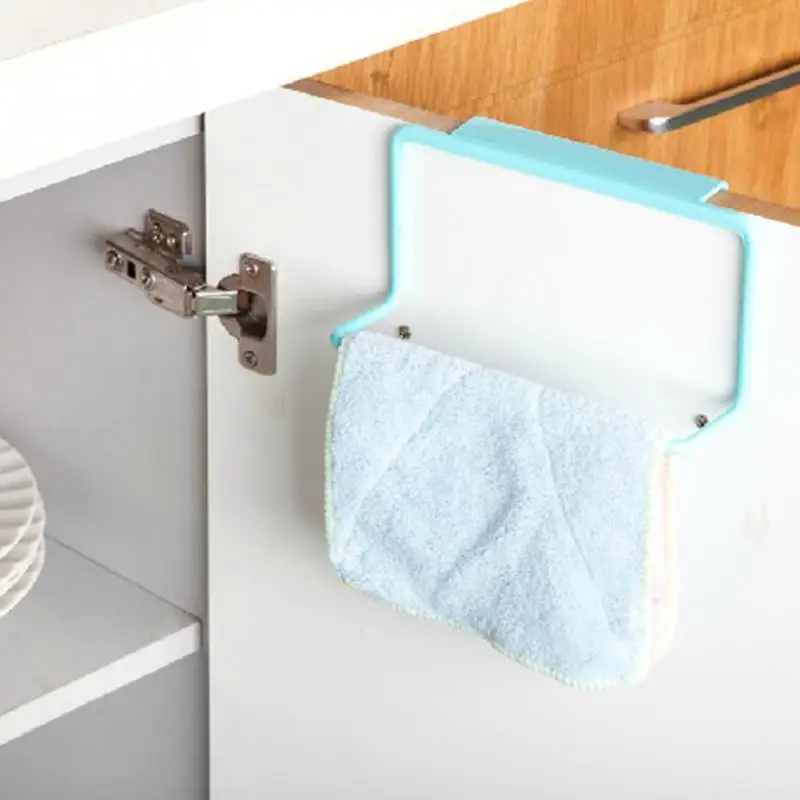 Вешалка для полотенец подвесной держатель Органайзер для ванной комнаты кухонный шкаф держатель