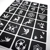 6 Sheet Body Art Tattoo Stencils Set Small Reusable Tattoo Stencil Sticker Fairy Animal Temporary Airbrush Tattoo Face Painting ► Photo 3/6