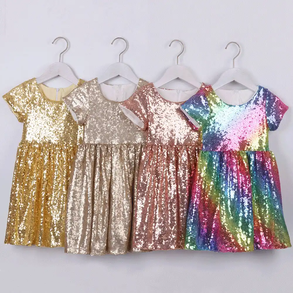 girls glitter dress