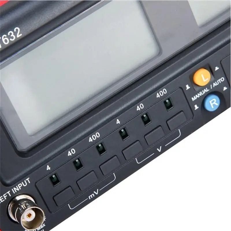 UNI T UT631 UT632 двухканальный цифровой дисплей измеритель напряжения переменного