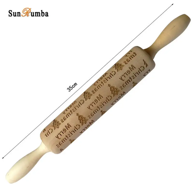 wood rolling pin MUW-251-01