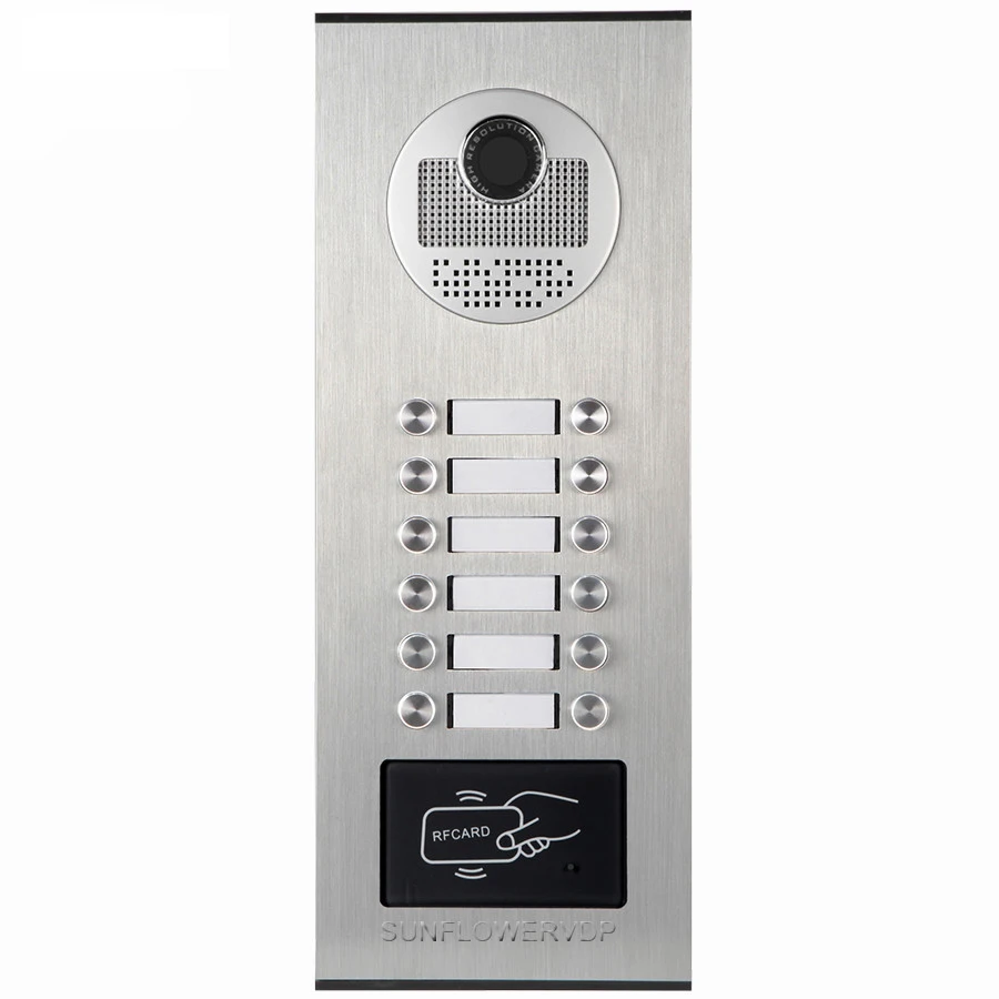 7 дюймов сенсорные кнопки видео домофон с записывающий домофон для частный дом + 16GB TF карты доступа Управление видео домофон Системы