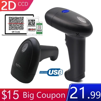 

TekPro MK30 USB 2D Barcode Scanner Computer Screen Mobile Payment USB 1D 2D QR Bar Code Scanner