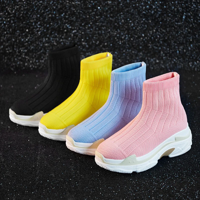 

Tangnest Comfortable Ankle Boots Platform Women Short Sock Boot Casual Sneakers Fashion Candy Colors Shoes Woman XWX6927