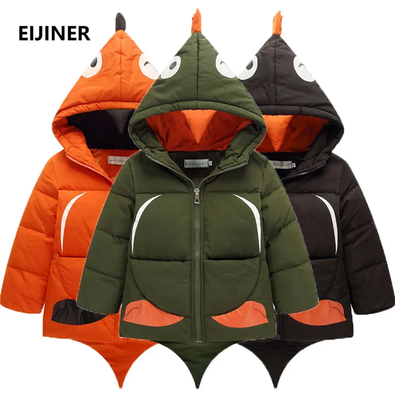 

Children Winter Down Jackets 2018 New Penguin Warm Hooded Down Girls Coat Toddler Boys Jacket Kids Parka Outerwear Snowsuit
