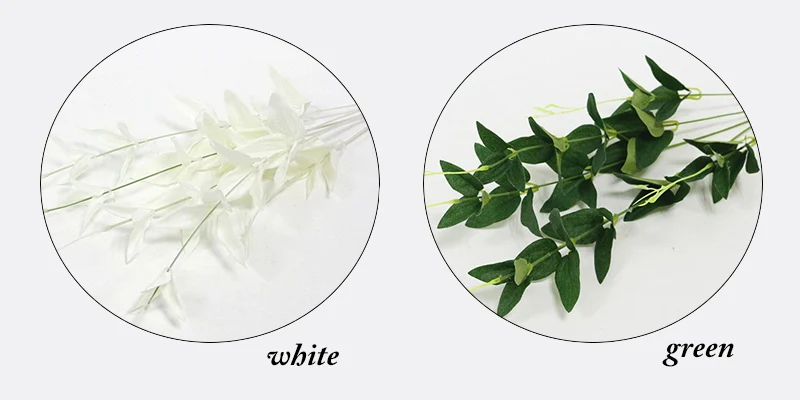 JAROWN Artificial Plant Simulation Green Leaves Flower Arrangement Decor Accessories For Wedding Decoration Home Office Decor (16)