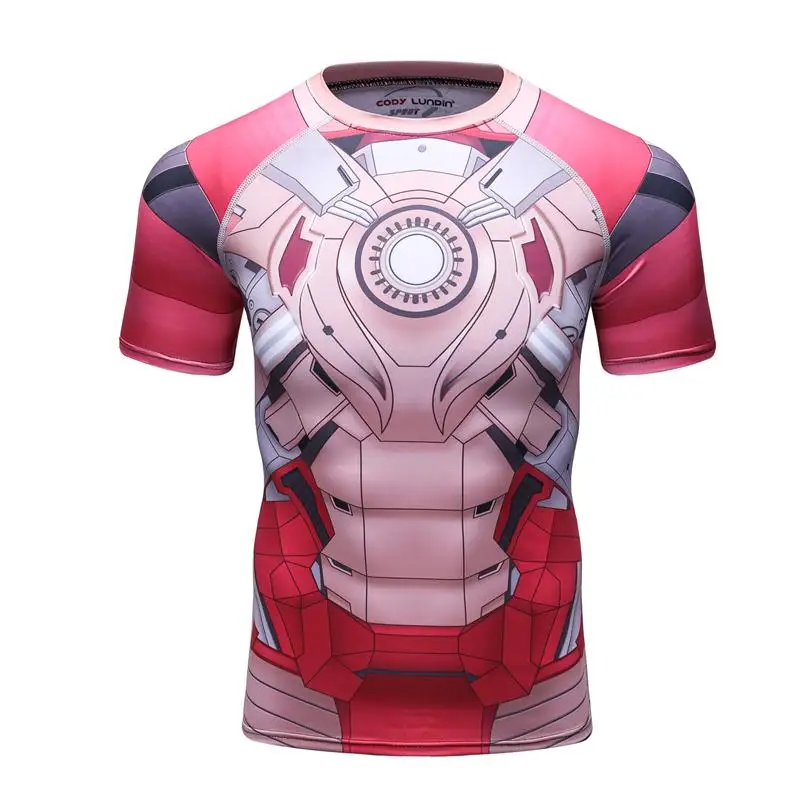 3D Футболка с принтом Мужская футболка с короткими рукавами Camiseta Masculina MMA забавная футболка s компрессионная быстросохнущая Модные топы CODY LUNDIN Новинка - Цвет: Pic Color