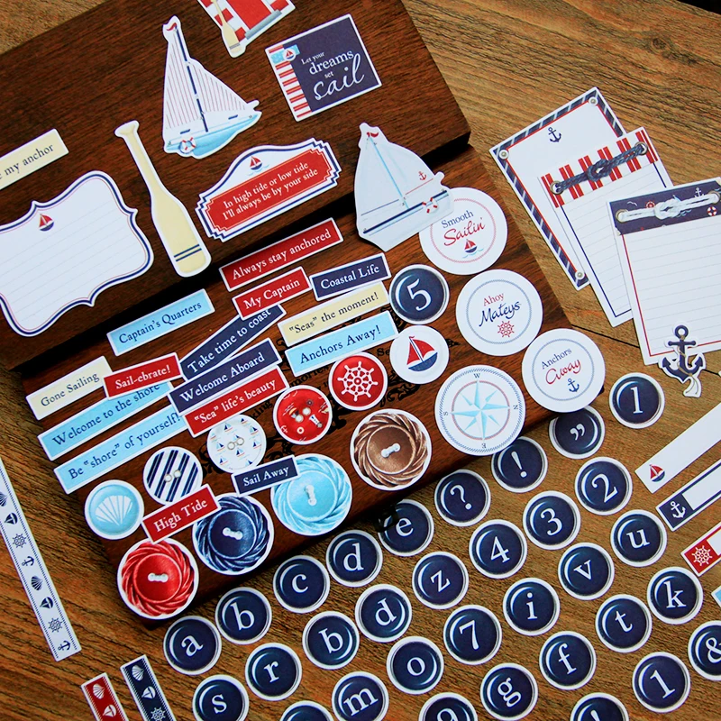 

30 Voyage/Vellum Paper Stickers for Scrapbooking Happy Planner/Card Making/Journaling Project