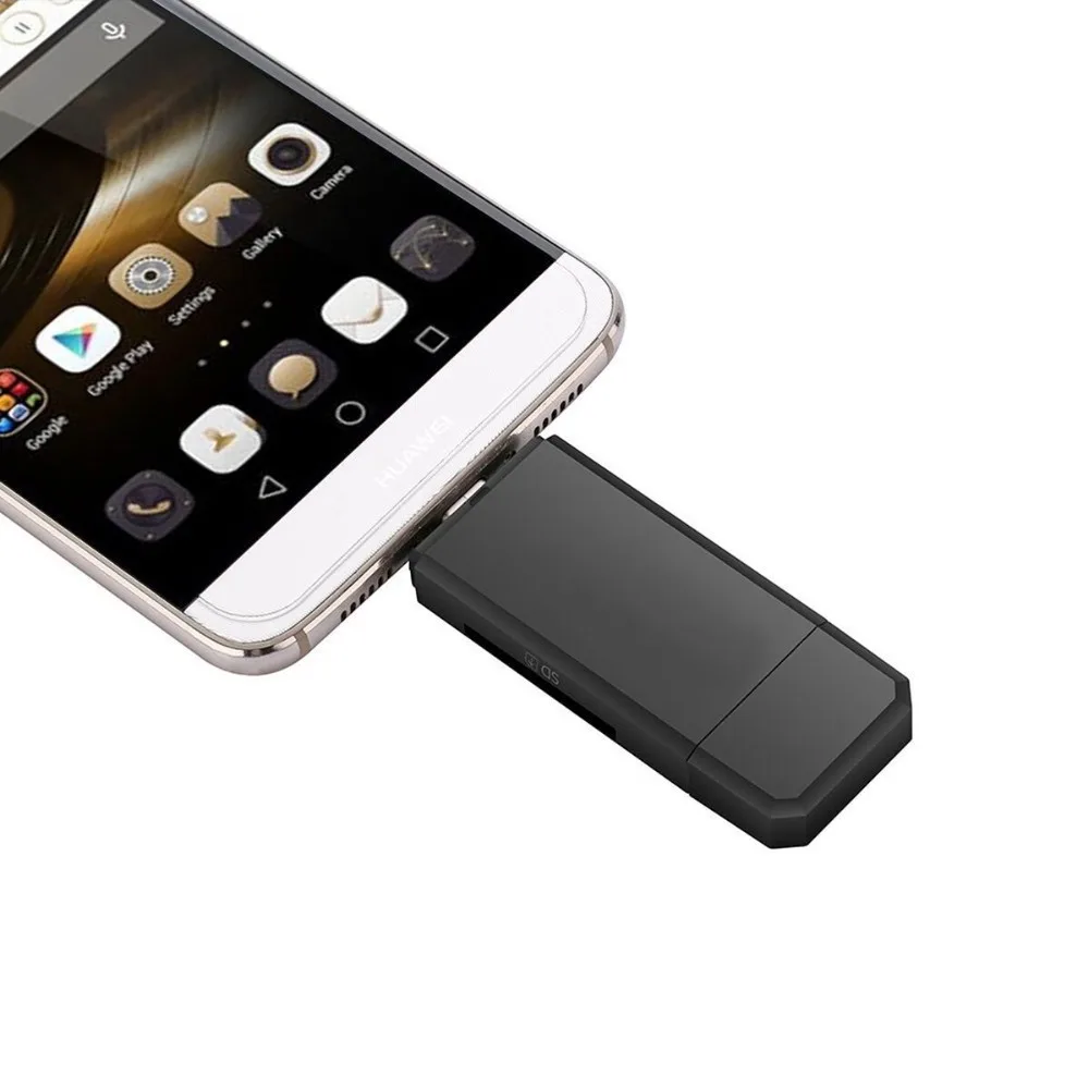 Новый micro USB & Type C и 2 в 1 OTG высокоскоростной USB2.0 кардридер Универсальный TF / SD для