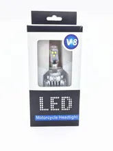 2017 H4 Велосипед moto мотоцикл головного света универсальный Фары H7 30 Вт 3600LM Led Головной Свет Лампы Автомобилей АВТО Фары 6000 К