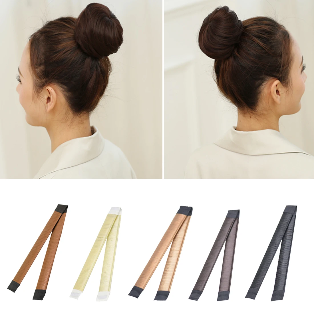 

1 PC Magic Styling Hair Tools DIY Easy Bun Maker Topknot Hair Braider Elastic Hairband Donuts Chignon Updo Hairstyle Clip