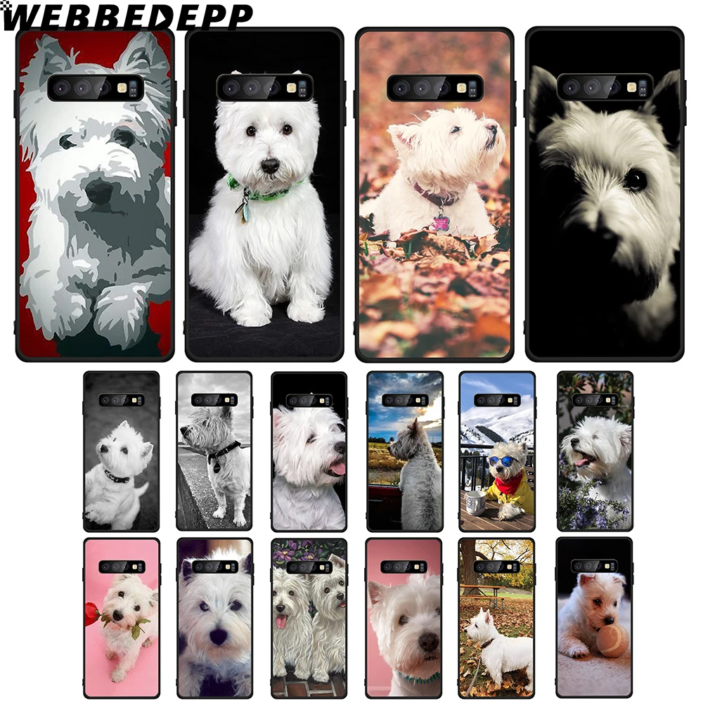 

WEBBEDEPP Westie Terrier Dog Puppy Soft TPU Case for Samsung Galaxy Note8 9 A10 A20 A40 A50 A60 A70 M10 M20 M30