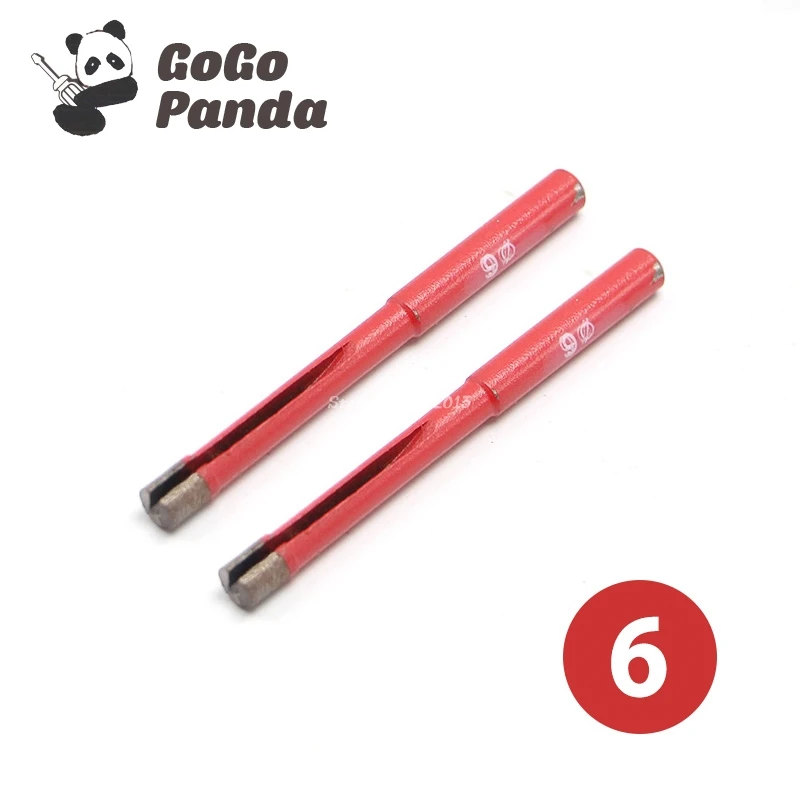 

2Pcs/lot 6mm Core Drill Bit for Marble Granite Stone Material Cement Sintering Diamond Bit
