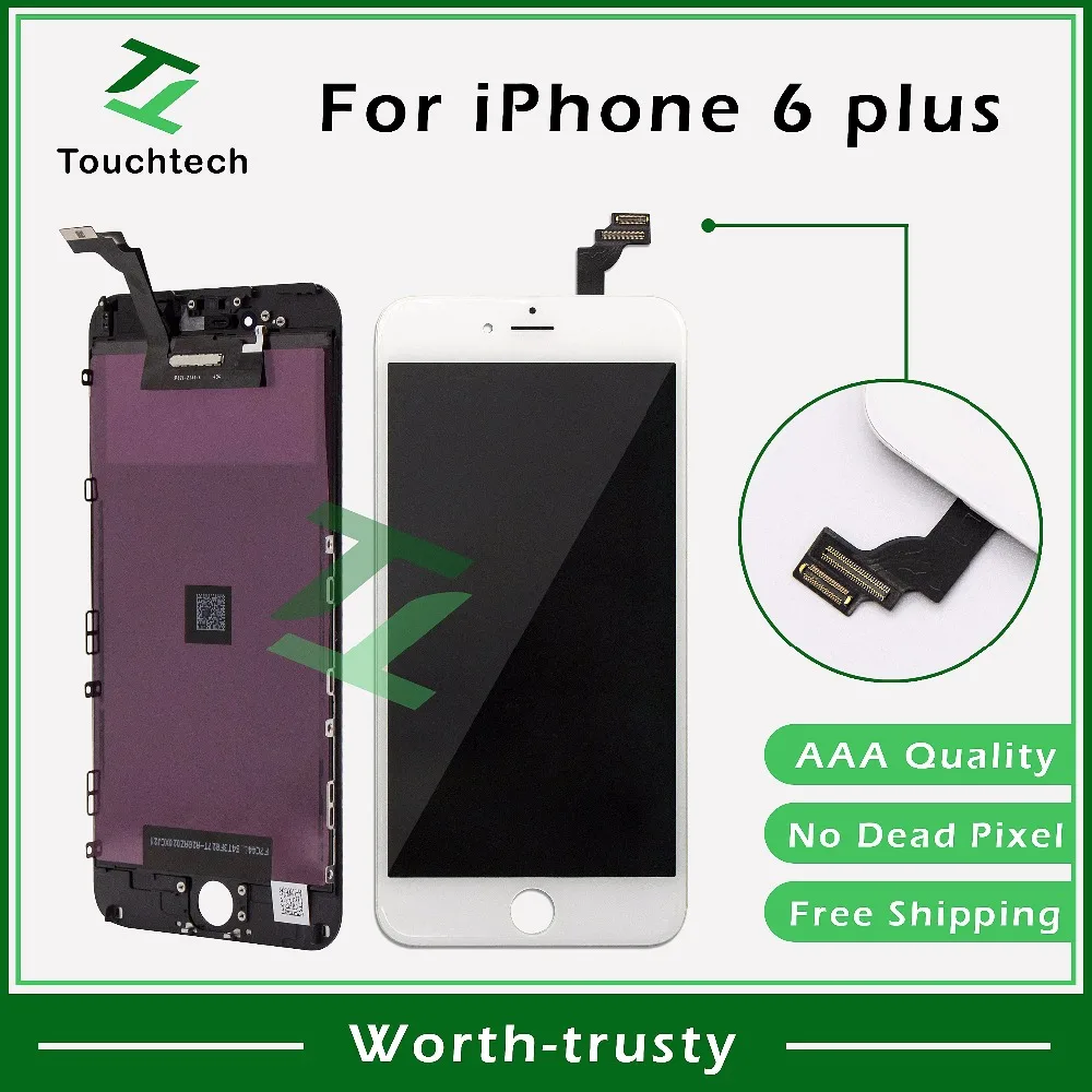 imágenes para Grado AAA y Ningún Pixel Muerto 5 UNIDS/LOTE Para iPhone 6 Más LCD 5.5 Pulgadas Con Pantalla Táctil Digitalizador Asamblea blanco/Negro Envío Gratis imágenes para Grado AAA y Ningún Pixel Muerto 5 UNIDS/LOTE Para iPhone 6 Más LCD 5.5 Pulgadas Con Pantalla Táctil Digitalizador Asamblea blanco/Negro Envío Gratis