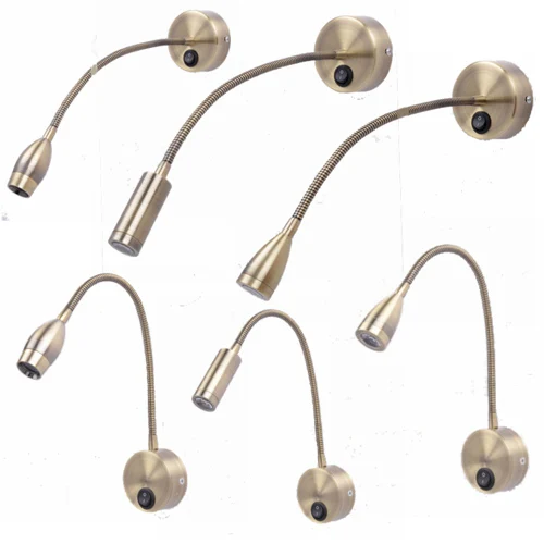 wall mount gooseneck reading light