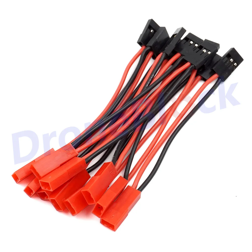 10 шт. Штекер JST для разъема JR адаптер кабеля аккумулятора RC|jst plug|servo connectorjr plug |