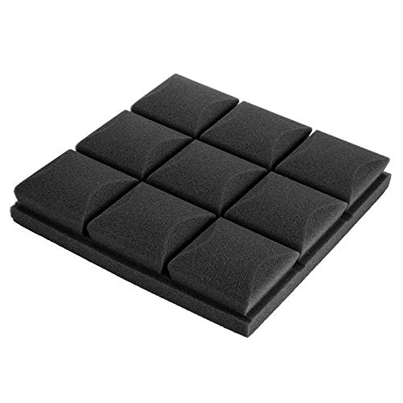 30X30X5 см Звукоизоляционная губка акустическая Звукоизоляционная звукоизоляция звукопоглощение для Ktv аудио комната-Pro аудио оборудование части - Цвет: Черный