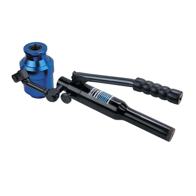 

Hydraulic hand hole punch tool making tools with aluminum head 120KN for 22.5-61.5mm in the 3.5mm mild sheet WK-12AL