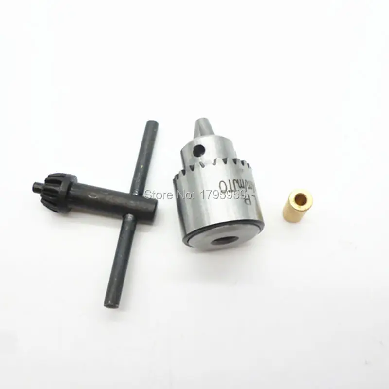 Mini Motor Drill Chucks W Key3.17mm 18 Shaft Connecting Rod Electric Drill Grinding Impact Drill Chuck 0.3-4mm Power Tool (3)