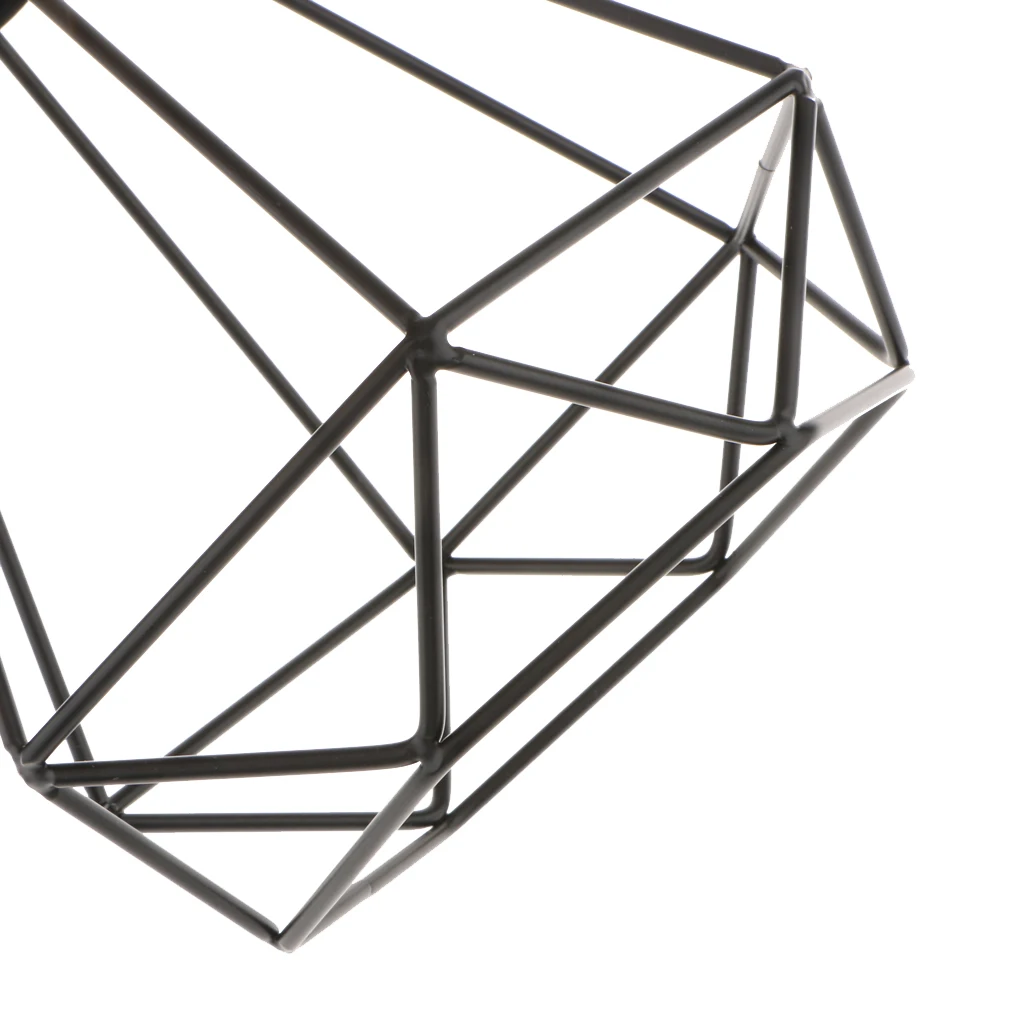 3pcs/lot Antique Black Wire Loft Pendant Ceiling Light Lamp Cage for Asile/Hallway Lighting Lamp Shades Wire Iron Design
