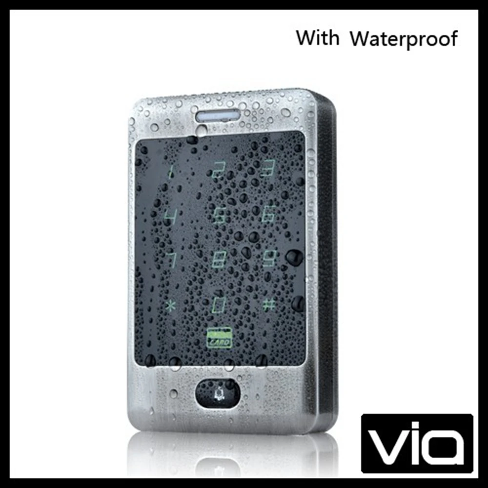 

C30 ID+Waterproof Free Shipping 12V High Capacity Touch Keypad Controller System Access Control Rfid Reader