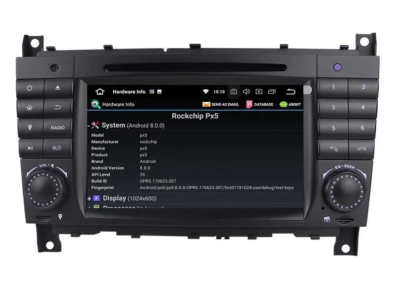 Clearance Belsee 2Din Android 8.0 Car GPS DVD Player Head Unit Auto Radio For Mercedes Benz C-Class W203 c200 C230 C240 C320 C350 CLK W209 2