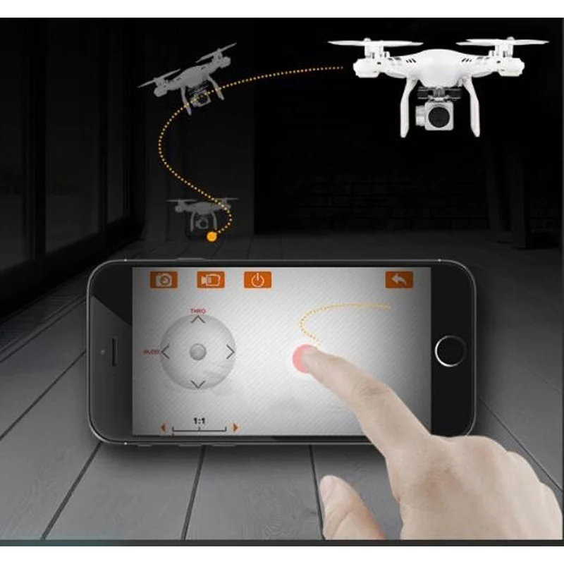 Аэрофотосъемка как дистанционный Дрон full HD 1080 P Wifi FPV широкоугольная камера 4 оси