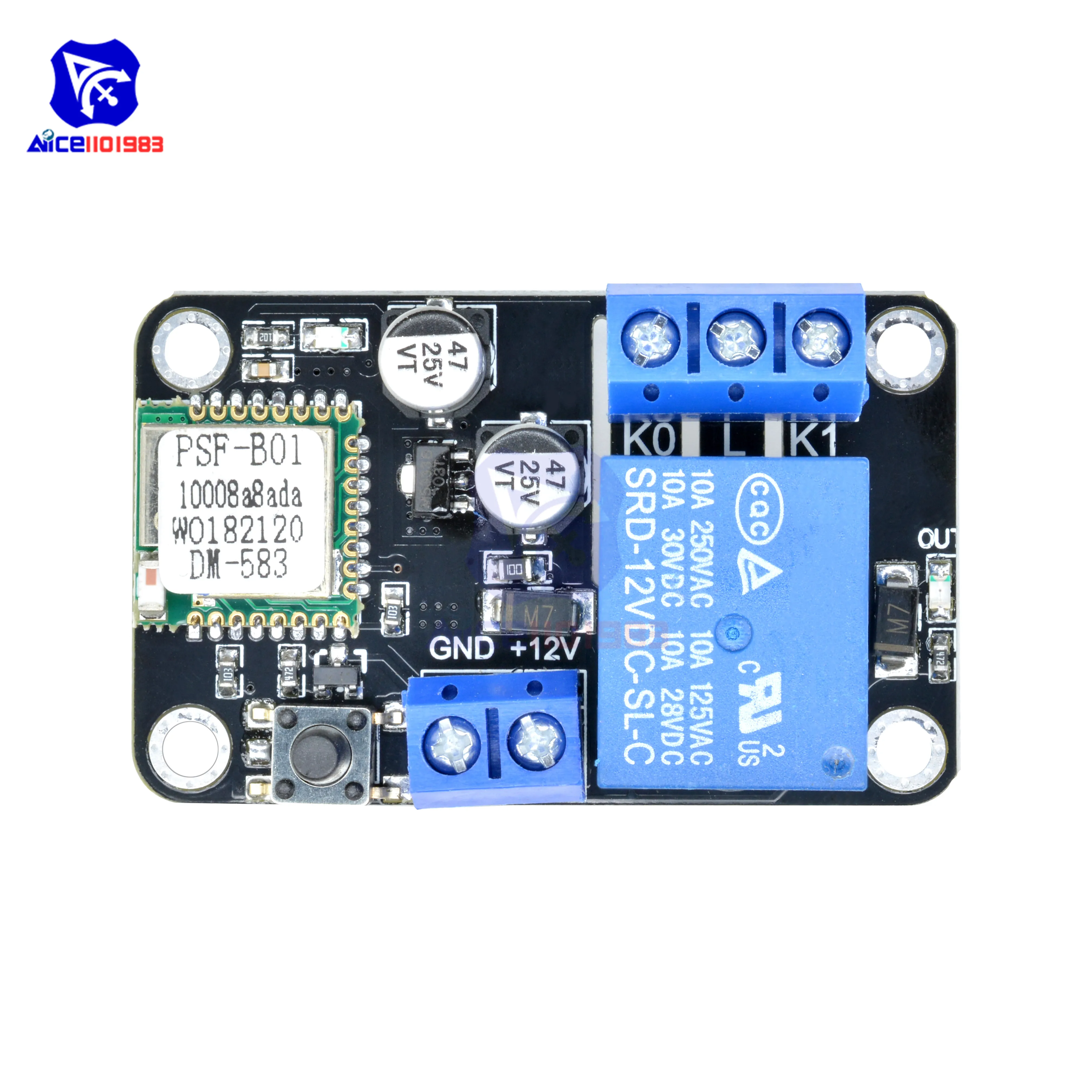 ESP8285 замена DC 12 В самоблокирующийся WiFi беспроводной умный переключатель цикл реле задержки таймера модуль для Android приложение управление Умный дом