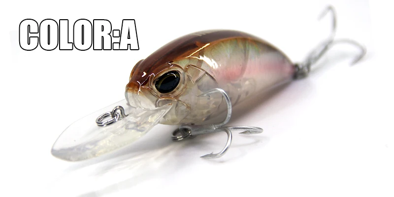 Only for promotion, no benifit fishing lure  2015new crank 65mm&16g   dive 10-12ft