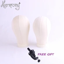 Не совсем белый, черный) 21 дюймов 22 дюйма 23 24 inch 25 inch 1 шт. холст блок головы дисплей для парика решений с полиуретан, внутри