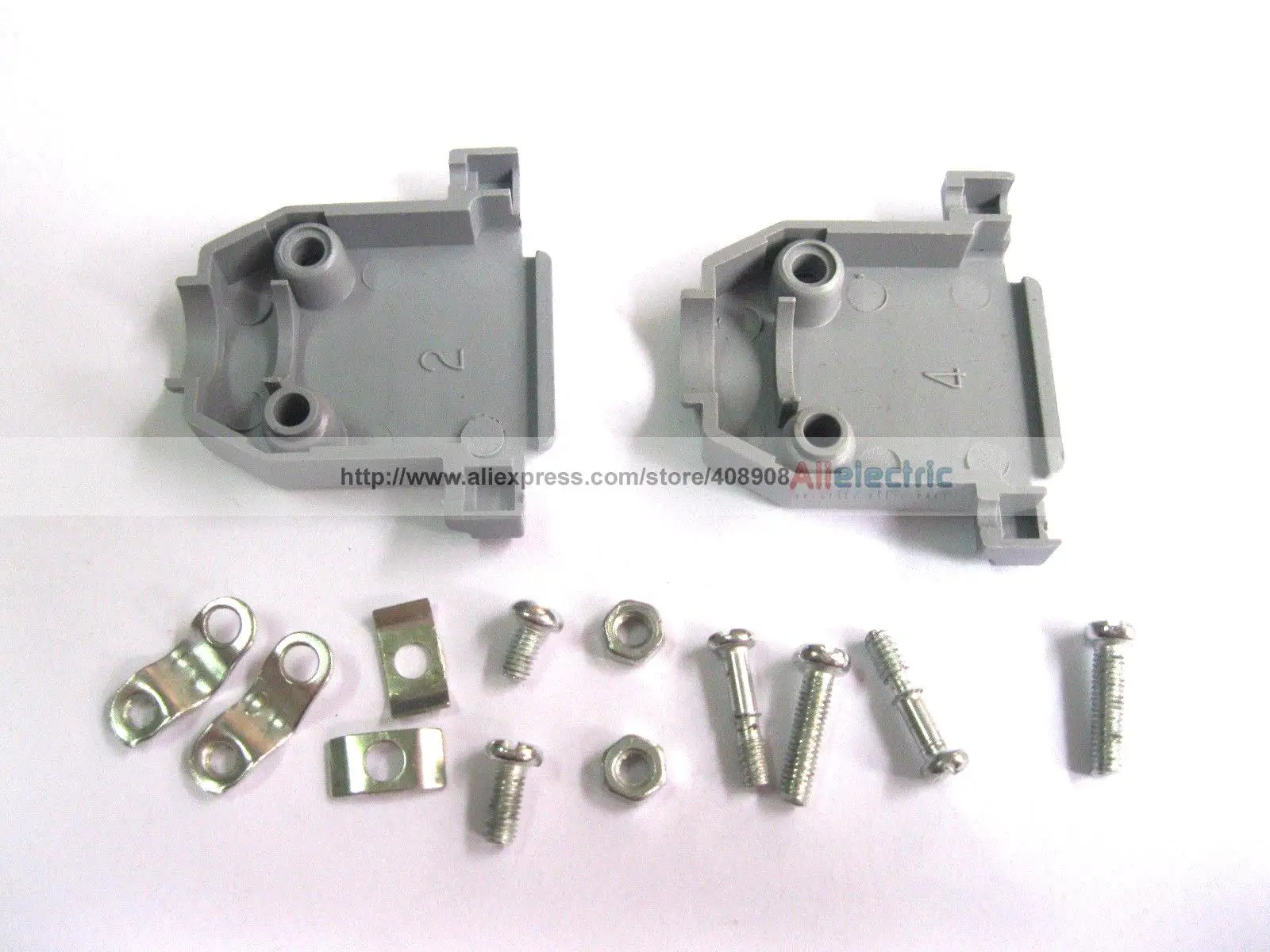 

50 Pcs D Sub Hood Cover for 15 Pin 2 Row DIP D Sub Use
